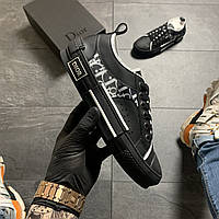 Женские кроссовки Dior B23 Low-Top Sneakers Black, женские кроссовки диор б23 лов топ (37 размер в наличии)