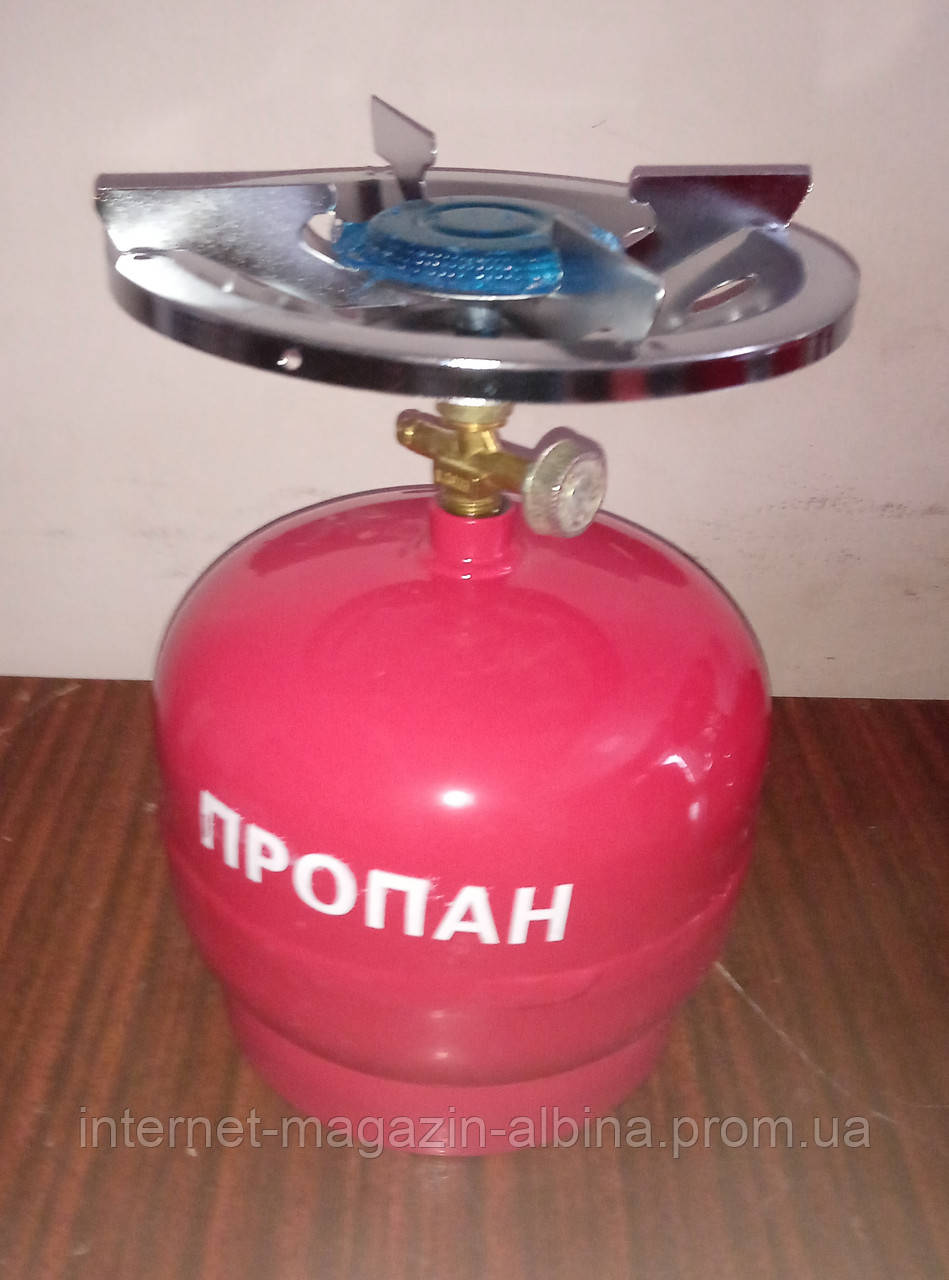 Балон газовий з пальником на 5 літрів