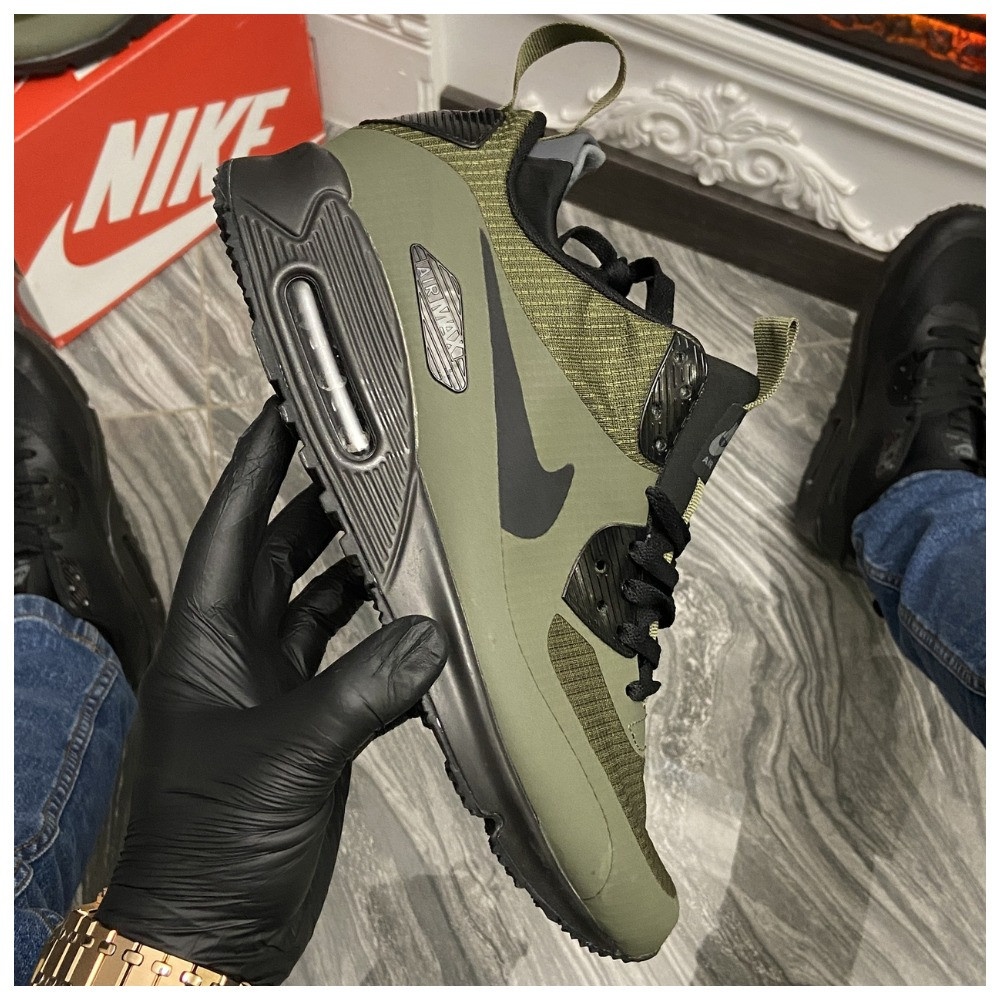 Чоловічі зимові кросівки Nike Air Max 90 Sneakerboot Mid Winter Green кросівки найк аір макс 90 Air Max 90