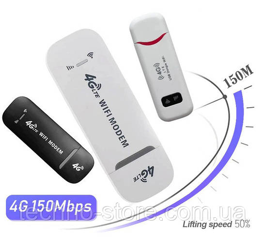 Купить 4G Wi-Fi модем/роутер USB WI-FI 3G/4G LTE 3 in 1 HotSpot 150 ...