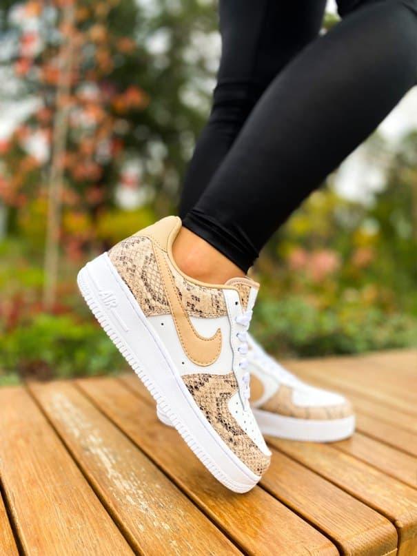 Nike air force 1 by you snakeskin sale