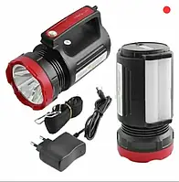 Переносной ручной фонарь-прожектор аккумуляторный YJ-2895U (Power Bank + боковая панель)