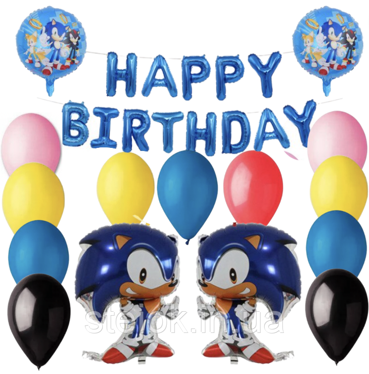 Фотозона Сонік кольорова, фото 1