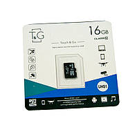 Карта памяти TG 16 GB class 10 (UHS-1), микро сд память для телефона, фотоаппарата, sd карта (GK)