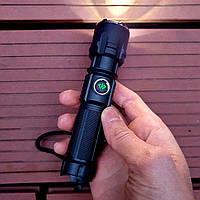 Мощный легкий яркий карманный фонарик с зумом YT213, маленький тактический фонарь на аккумуляторе, GN3