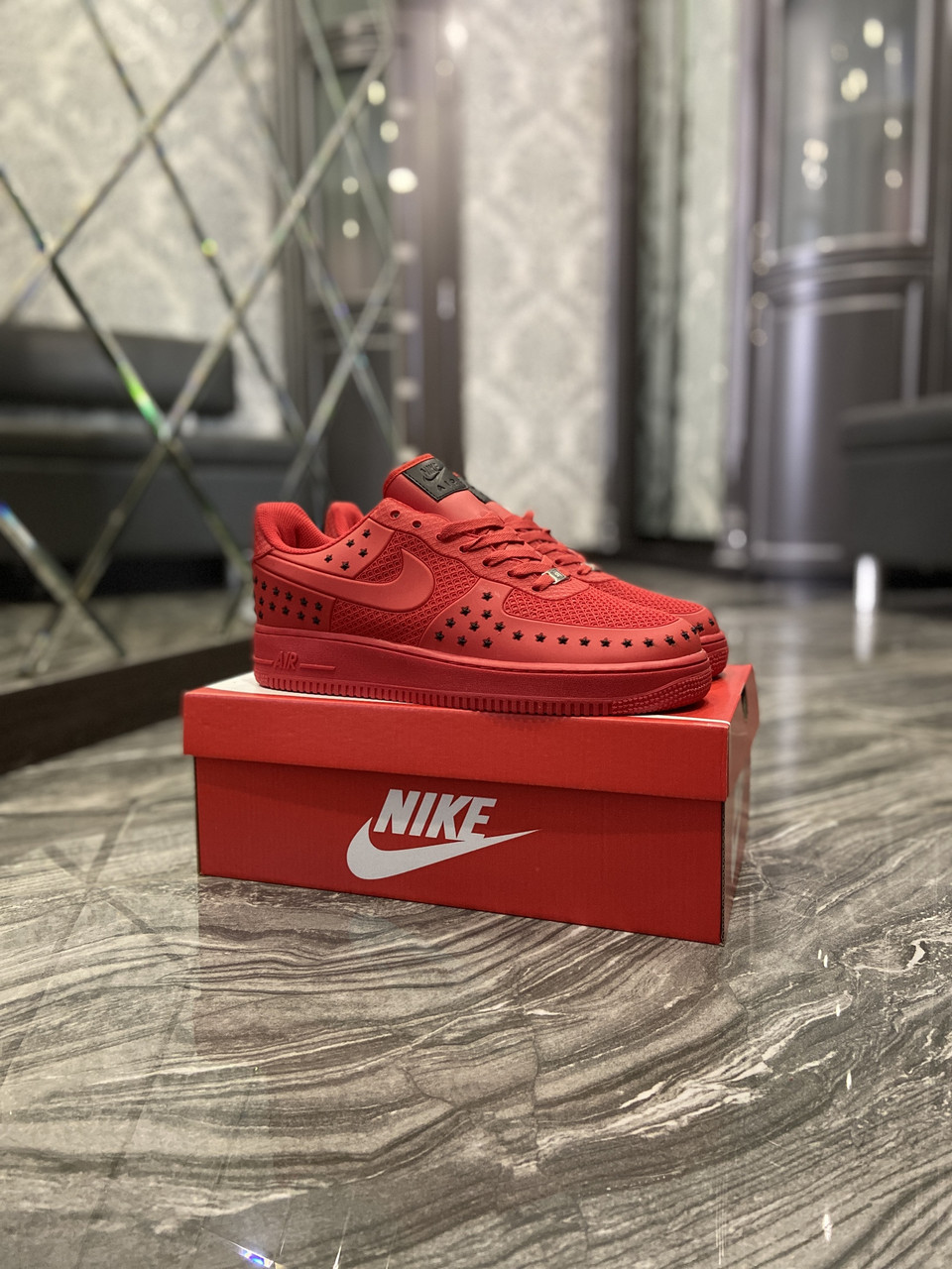 Nike Air Force 1 Low Red Black Stars 1 ID 1725457798 1660 Prom.ua