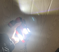 Качественный яркий легкий ручной фонарь с боковым светом TS-1851, аккумуляторный фонарик светильник, GS7