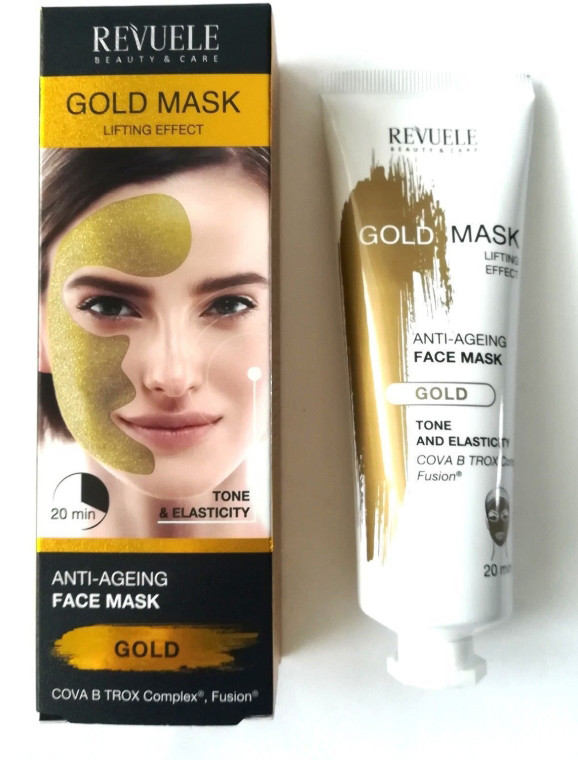 Золота маска з ліфтингом для обличчя Revuele 80 мл