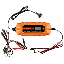 Зарядний пристрій для акумулятора автомобіля Neo Tools 11-892 Orange