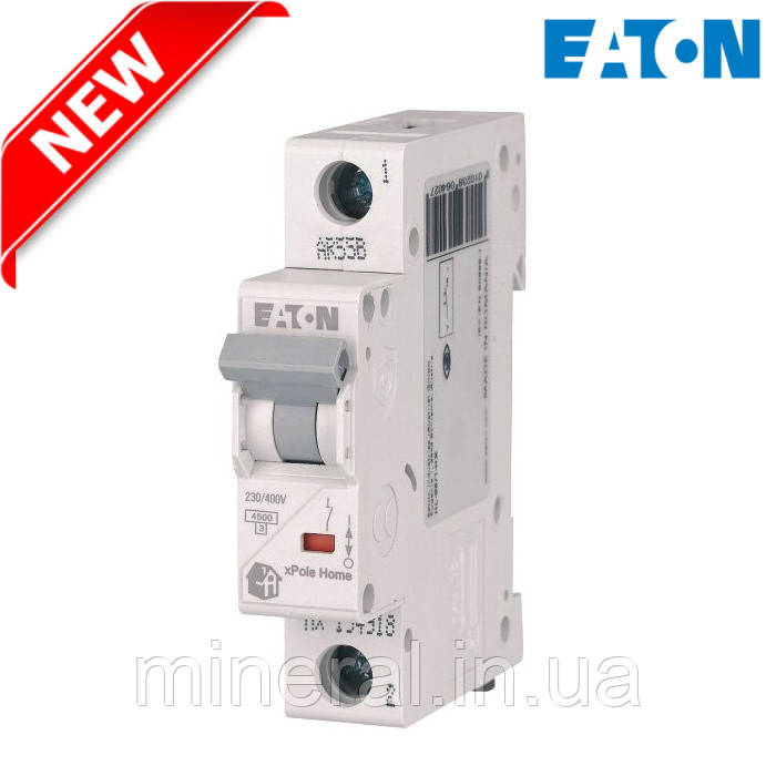 Автоматичний вимикач 1Р, HL-C50-1 / Модульний автоматичний вимикач / На DIN- рейку / Eaton (Moeller)