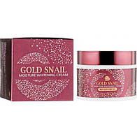 Крем для обличчя Enough Gold Snail Moisture Whitening Cream з муцином равлика 50 г