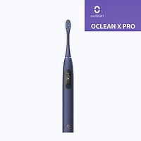 Зубна електрощітка Oclean X Pro Navy Blue розумна зубна щітка оклін х про Xiaomi Toothbrush синього кольору
