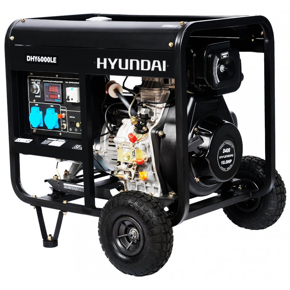 Генератори, електростанції: Hyundai DHY 6000LE