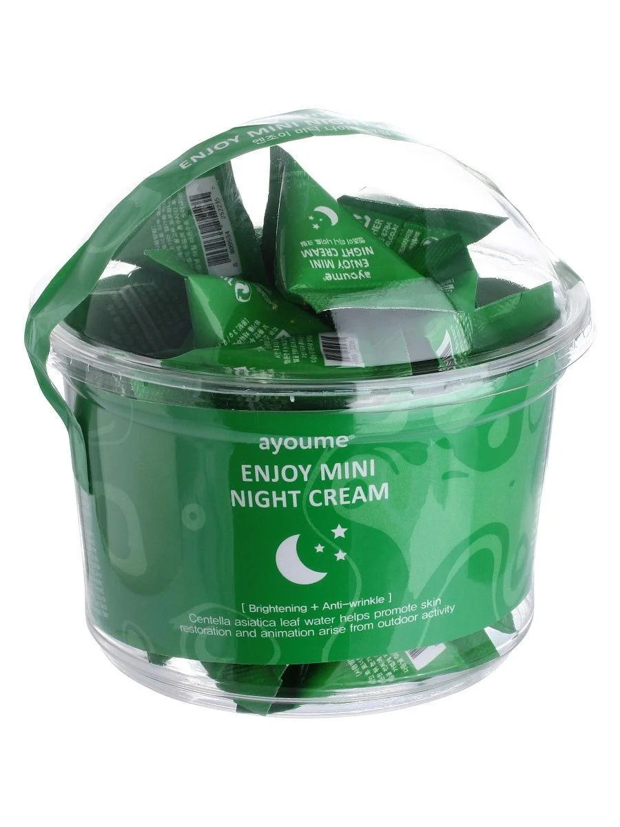 Набор ночных антивозрастных кремов для лица Ayoume Enjoy Mini Night Cr