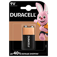 Лужна батарейка Duracell Крона 9V, 1 шт