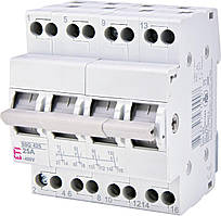 SSQ425 ETI Перемикач 4P 25А, введення резерву трипозиційний, (аналог SFT440 HAGER, SF440), 2421444