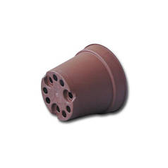 Горщики круглі - 8.3*6.6 см - 0.22 л (Fb8.5 теракот)