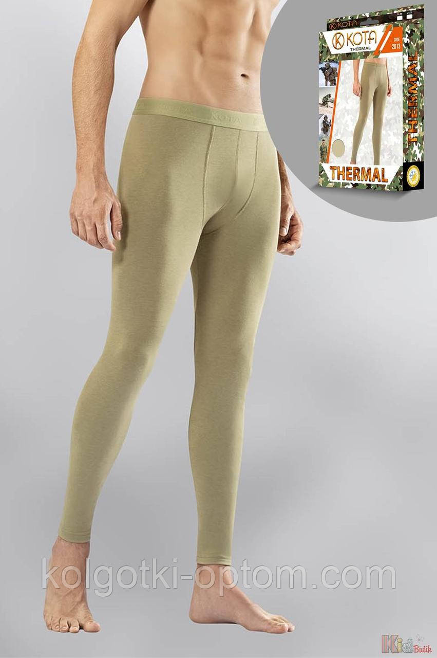 ОПТОМ Термоштани чоловічі батал хакі (XXL см.)  KOTA 8680713107948, фото 1