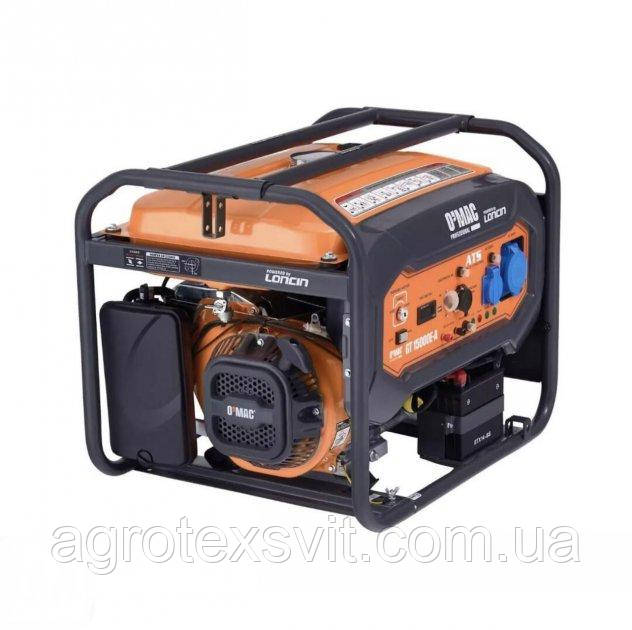 Генератор O'Mac GT 15000E-A 8 кВт бензиновий 1-фазний Loncin