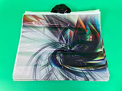 Пакет 60*50 петлева ручка Абстракція Комсерв (25 шт.)