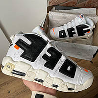 Кроссовки, кеды отличное качество Nike Air More Uptempo Off White Размер 41