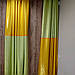 Готові штори з атласу, легкі, двоколірні, на тасьмі, фото 4