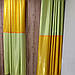 Готові штори з атласу, легкі, двоколірні, на тасьмі, фото 3