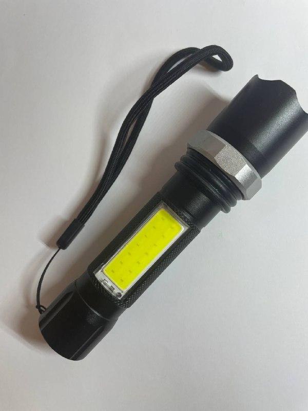 Мощный аккумуляторный LED фонарик TELESCOPIC ZOOM FLASHLIGHT COB+XPE LED - фото 9 - id-p1725594055