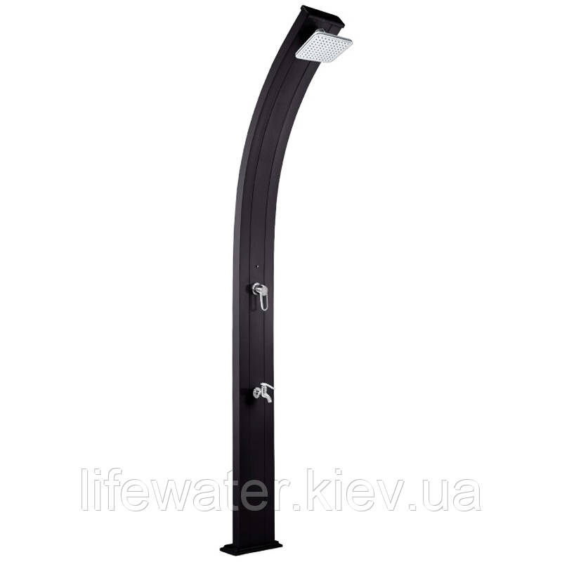 Aquaviva Душ сонячний Aquaviva Spring з мийкою для ніг, антрацит DS-A122NO, 30 л