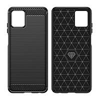 Протиударний TPU чохол Rugged Carbon для Motorola G32 (xt2235) | Mofan | чорний