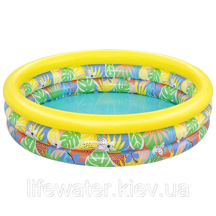 Bestway Дитячий надувний басейн Bestway 51203 (168x38 см) Квітковий рай
