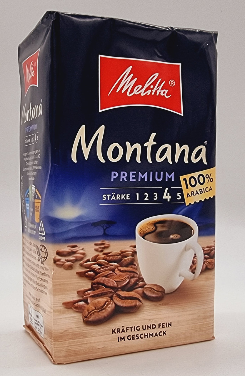 Кава мелена Melitta Montana 100% Арабіка, 500 г Німеччина