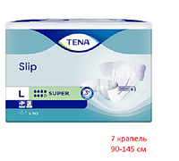 Подгузники для взрослых TENA Slip SUPER Large 7капель (90-145см) №30