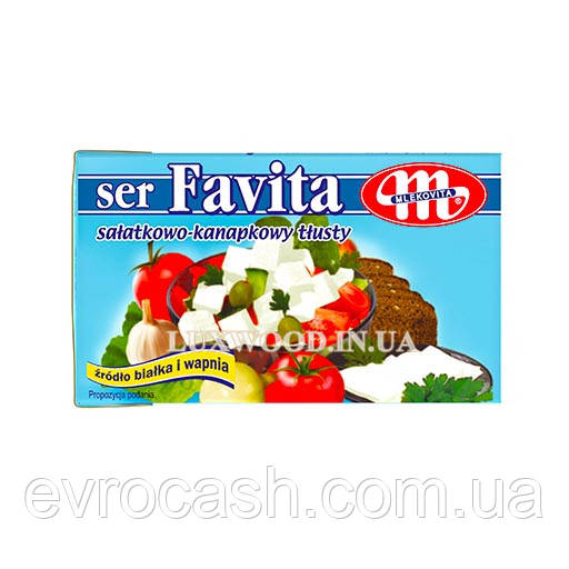 Сир Фета Favita Mlekovita 18% жирності, 270 г (Польща)