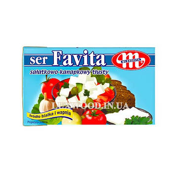 Сир Фета Favita Mlekovita 18% жирності, 270 г (Польща)