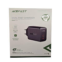 Зарядное устройство Acefast A9 PD40W USB-C+USB-C, black