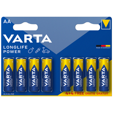 Батарейки Varta Longlife Power AA BLI 1.5V (8 шт)