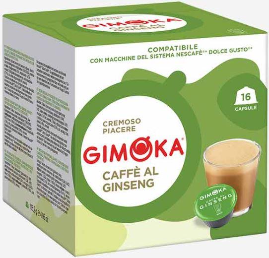 Кава в капсулах Дольче Густо — Dolce Gusto Gimoka Ginseng (коробка 16 капсул)