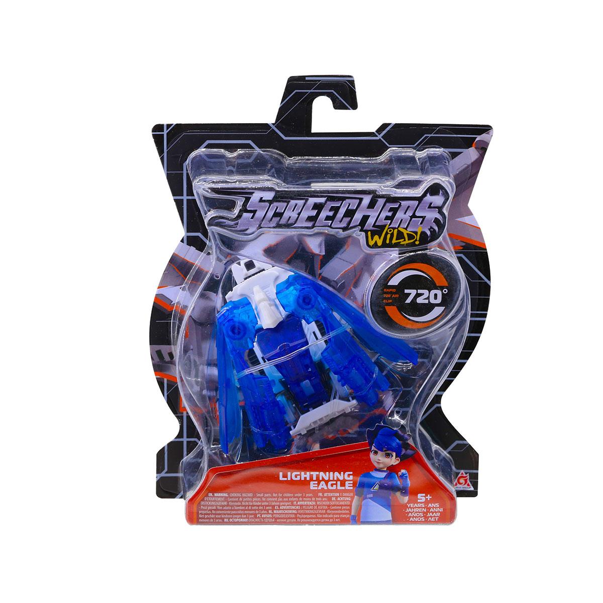 Машинка-трансформер SCREECHERS WILD! S4 L0 — ЛАЙТНІНГ ІГЛ, фото 1