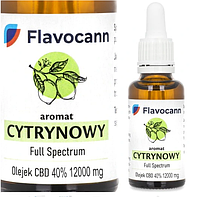 Олія КБД CBD oil 40% Flavocann Full Spectrum 30ml 12000mg LEMON Польща