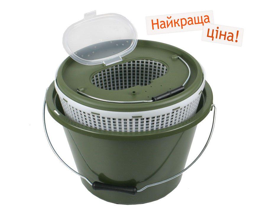 Кана для живця кругла 12л, фото 1