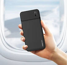 Павербанк Power Bank 10000 mAh Портативний зарядний пристрій Recci LED з індикатором, фото 6