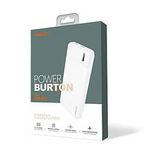Павербанк Power Bank 10000 mAh Портативний зарядний пристрій Recci LED з індикатором, фото 5