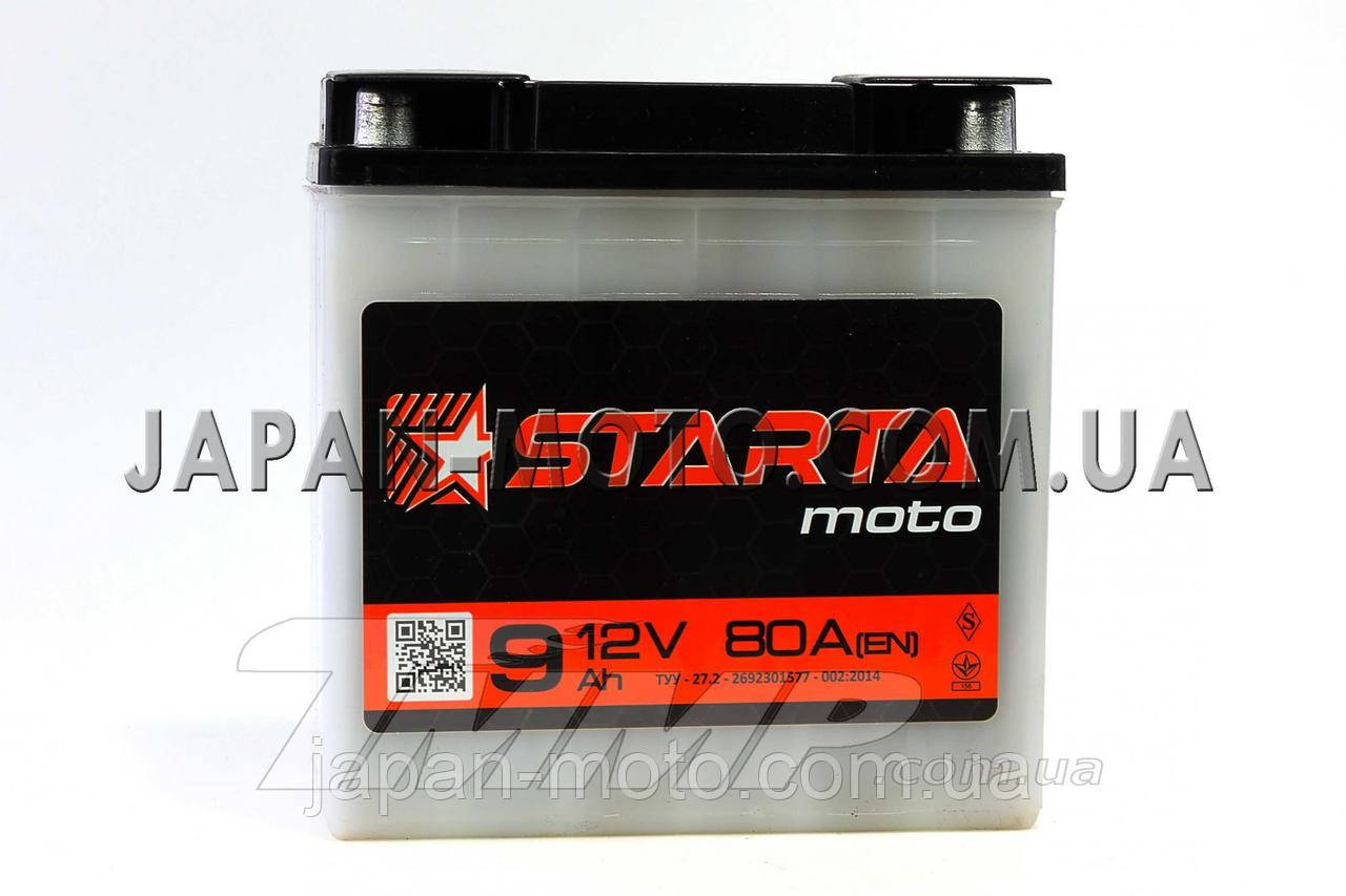 АКБ 12V 9А заливной STARTA (конус) EVO