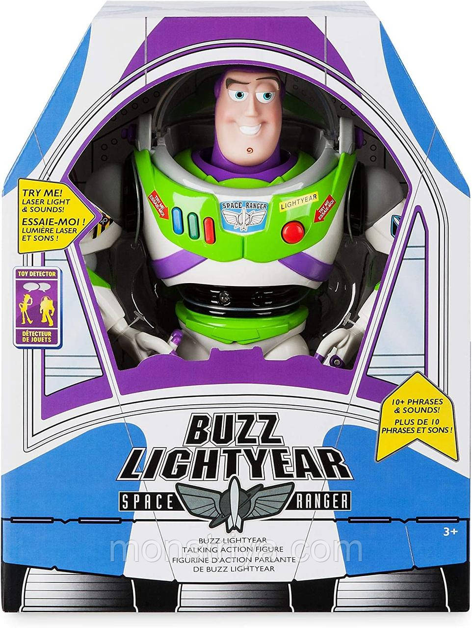 Інтерактивний, який говорить Базз Лайтер Buzz Lightyear Disney Дісней 30 см