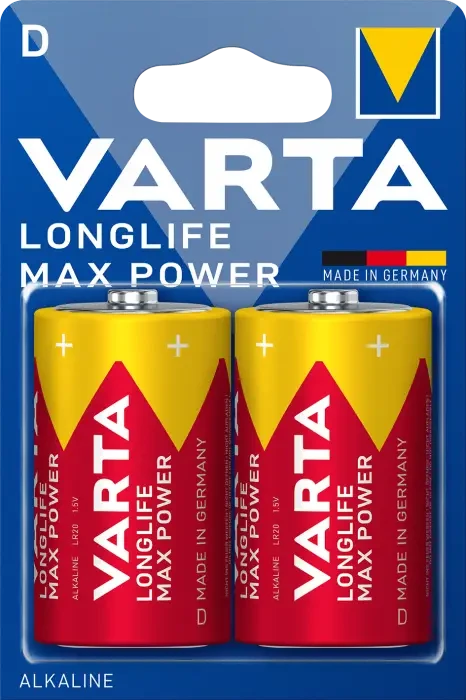 Батарейка Varta Longlife Max Power LR20 / R20 / D Alkaline