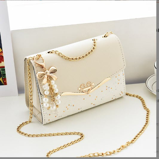 Елегантна сумка жіноча скриня з блискітками