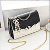 Елегантна сумка жіноча скриня з блискітками, фото 6
