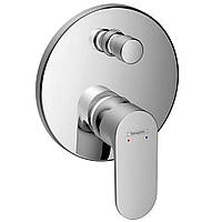 Смеситель для ванны/душа Hansgrohe Rebris S, скрытый монтаж, внешняя часть, Chrome (72466000)