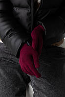 Перчатки зимние бордовые " Intruder "